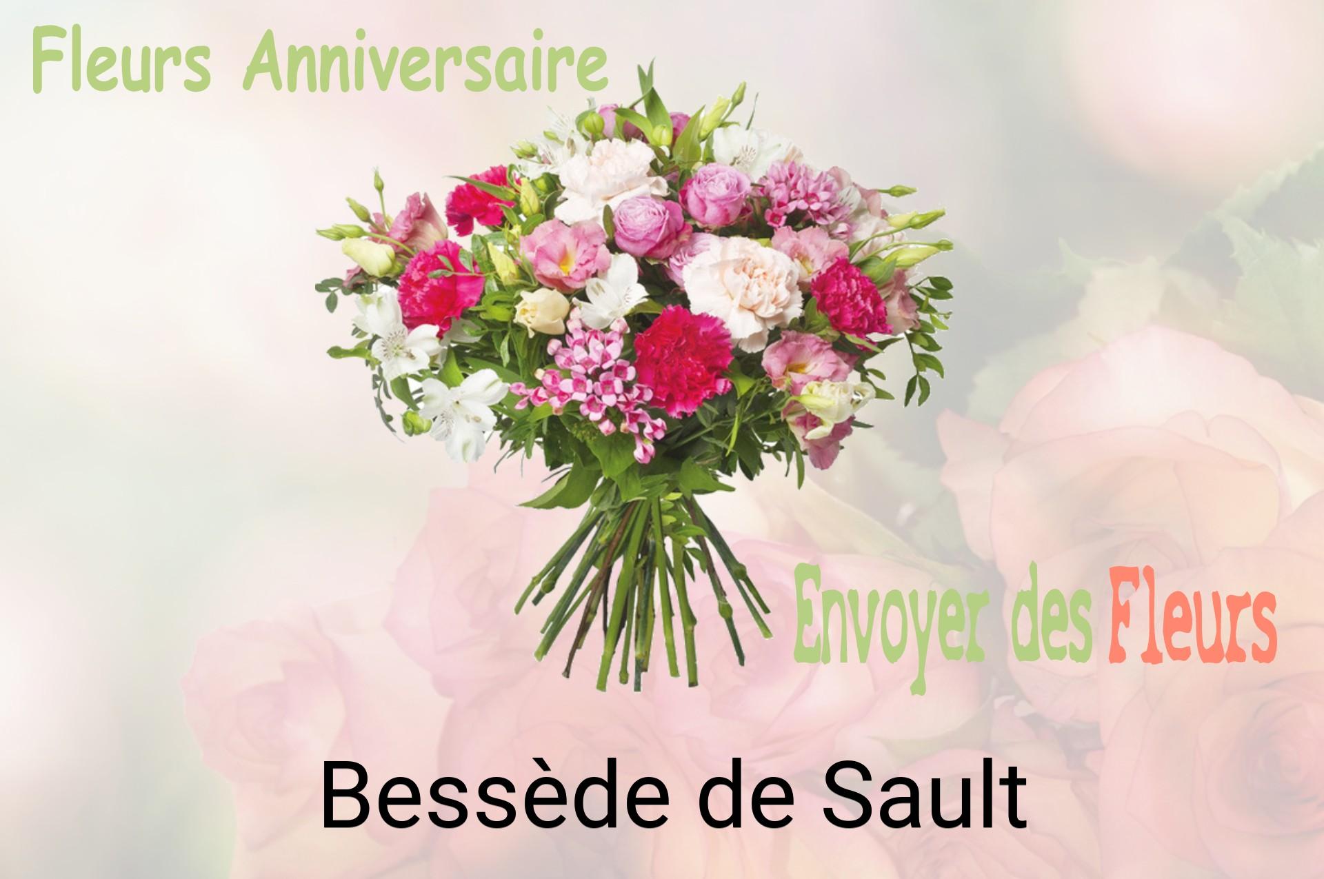 Bouquet de fleurs d’anniversaire livré à Bessède-de-Sault